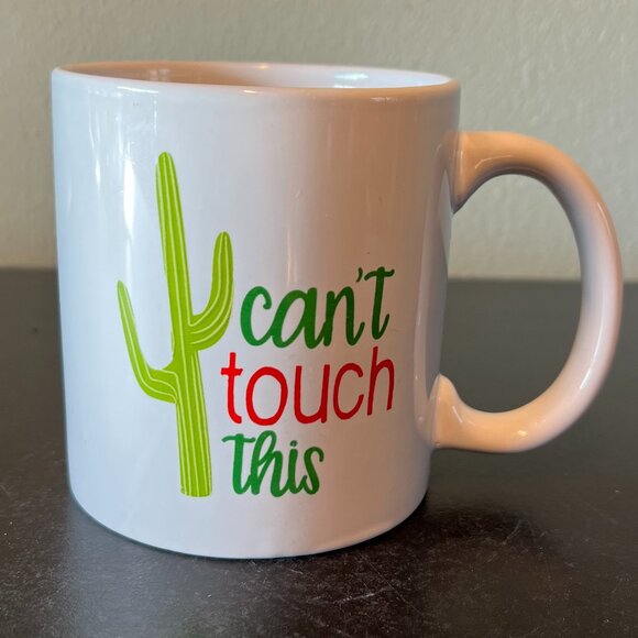 Royal Norfolk CAN’T TOUCH THIS Ceramic Mug ~ Cacti ~ Cactus ~ Succulents - Picture 2 of 8